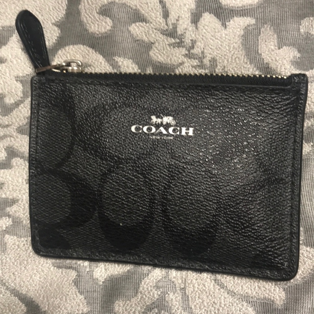 Authentic coach id case/change wallet